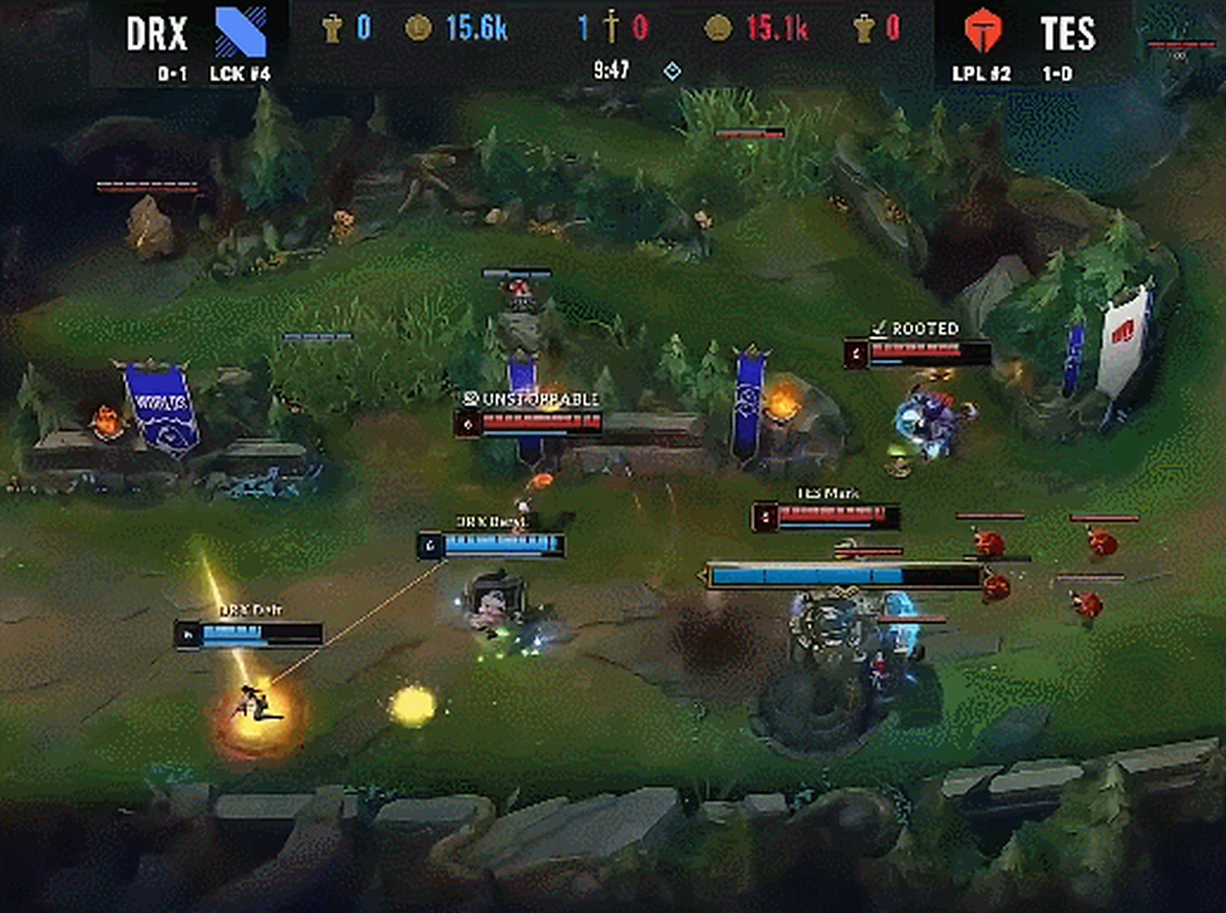 RNG血洗EG，Deft操刀奇招英雄翻盘峡谷大战四强赛，锁定晋级资格